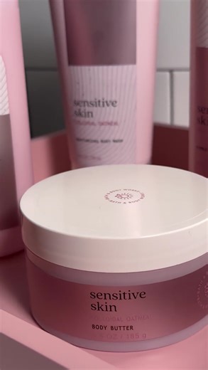 💞 Show your skin some love with our ✨NEW Sensitive Skin with Colloidal Oatmeal! ​ Why you'll love it:​ 💭 24 hours of continuous moisture so your skin feels soft, nourished, and conditioned​ 💆‍♀️ Made without parabens or artificial dyes​ 🫧 Completely hypoallergenic! ​ Drop a comment to let us know which product you'll treat yourself to first 👇 | Bath & Body Works