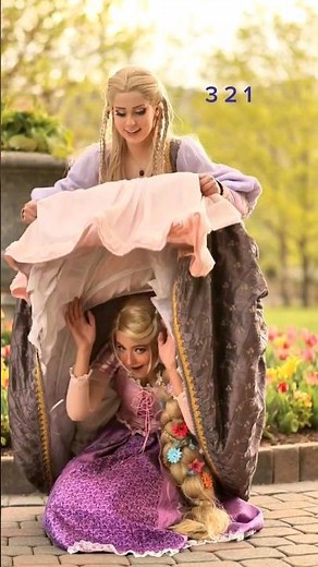 Rapunzel and Rapunzel BLOOPER w/ @RaineEmery