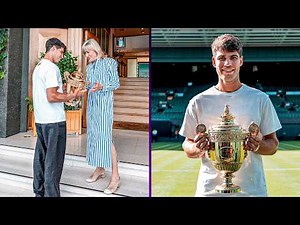 "I didn't think I could win Wimbledon" | Carlos Alcaraz returns the Wimbledon trophy