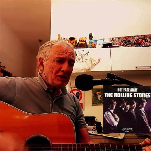 The Rolling Stones Not Fade Away #shorts cover #acoustic #therollingstones