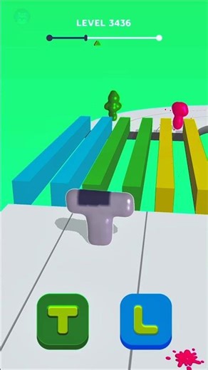 Blob Shifter 3D Level 3436 | Cubic Gaming #shorts #games #gameplay