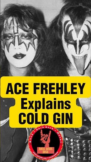 Ace Frehley KISS Explains Song Cold Gin #classicrock #kiss #guitar