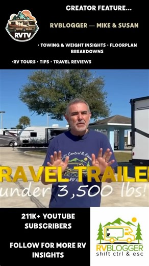 RVTV | 🚐 RVTV Creator Feature — @RVBlogger Mike & Susan deliver practical, road-tested RV advice, from lightweight trailer breakdowns to towing... | Instagram