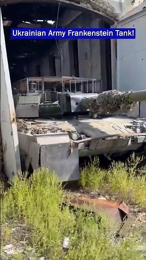 Frankenstein Leopard 2A4 Tank — Fully Armored With ERA, Cage & Slat Armor!