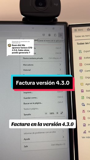 Cómo facturar en la versión 4.3.0 usando Firefox