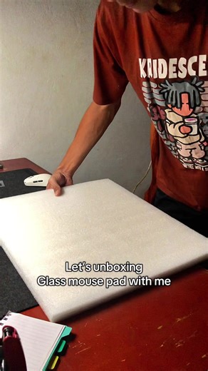 Upgrade your setup with this premium glass mouse pad✨ Ultra-smooth glide •Precision •Premium look, Available now from @voguelab.pp @voguelab2.pp DM to order #GlassMousePad #foryoupage #Desksetup