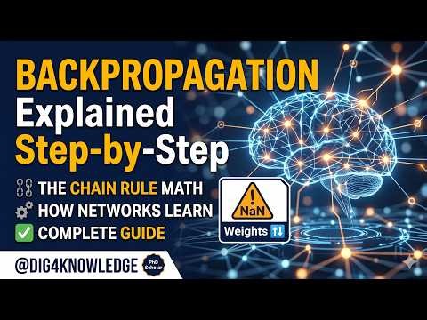 Backpropagation Explained: How Neural Networks Learn | Deep Learning @dig4knowledge