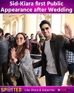 108K views · 2.3K reactions | Actors Kiara Advani and Sidharth Malhotra got married on Tuesday and their first photos were shared on social media too. Now, the couple is headed to Delhi, Sidharth's hometown. They made their first appearance as husband and wife at Jaisalmer airport on Wednesday. Watch the video to know more. #SidharthMalhotra #KiaraAdvani #SidharthKiaraSpotted | Filmibeat.com | Facebook