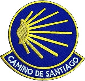 Karma Patch Camino De Santiago Patch (3.5 Inch) Saint James Way Spain Embroidered Iron/Sew on Badge DIY Spanish Trek Applique