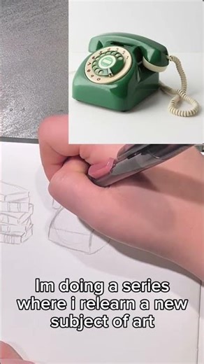 can i draw a telephone? #art #artist #tutorial #drawing #sketchbook #sketch #learn