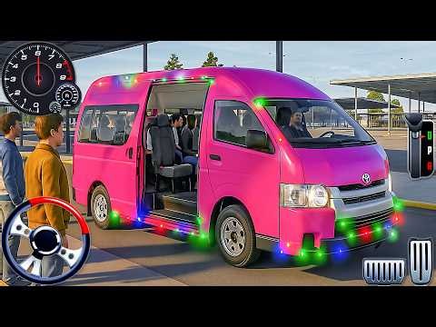 Van Driving Mini Bus Mini Coach 2026 - Mobile Minibus Drive Simulator 3D - Android GamePlay