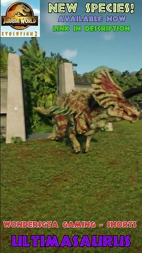 Ultimasaurus - New Species Mod! - Jurassic World Evolution 2 Mods - #shorts