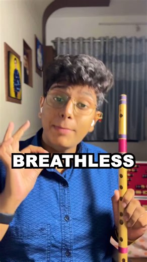Shreyan Chavan | Flute music🪈 on Instagram: "BREATHLESS Flute Tutorial PART 1🪈 #flute #flutemusic #flutelessons #flutetutorial #fluteplayer #flutebeginner #flutenotes #krishnaflute"