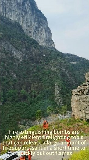 Forest Firefighters in Action! Training with Fire Extinguishing Bombs