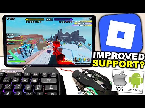 The Mobile Mouse & Keyboard Support UPDATE Is Almost Perfect... (ROBLOX)
