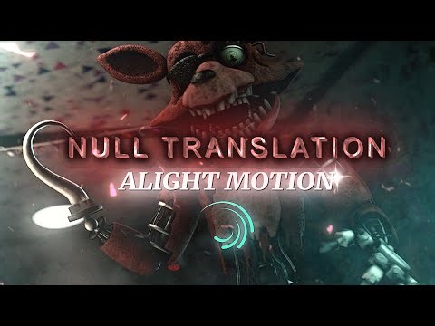 Null Transition Tutorial / Alight Motion (link, xml, qr-code)