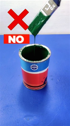 Stop staining your paint cans! This simple trick changes everything #diy