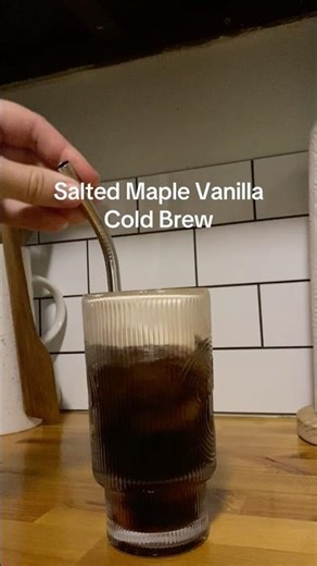Salted Maple Vanilla Cold Brew