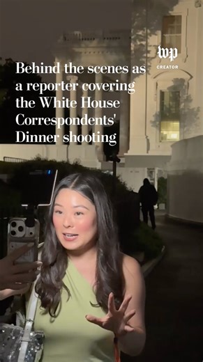 Behind the scenes as a reporter covering the correspondents' dinner shooting