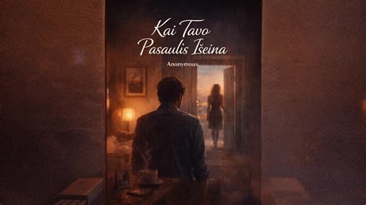 Tai jausmas, kuris ateina ne iš karto. Iš pradžių atrodo, kad pasikeitė tik kambarys – tapo tylesnis, tuštesnis. Bet po truputį supranti, kad pasikeitei tu pats. Lyg kažkas būtų išėjęs ne tik pro duris, bet ir iš vidaus. Tas jausmas nėra staigus sprogimas – tai lėtas, sunkus nykimas, kai kasdienybės detalės ima skaudėti labiau nei patys žodžiai. Tai būsena, kai rytais atsibundi be krypties. Kai nebelieka kam rašyti, kam pasakoti smulkmenas, kam priklausyti. Pasaulis dar egzistuoja, žmonės juda, 