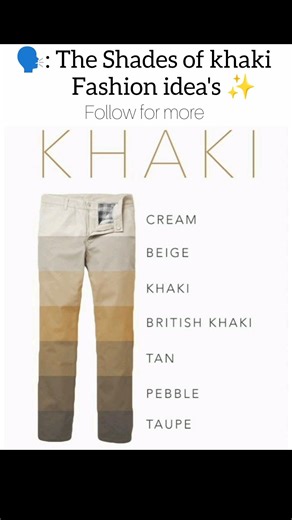 🗣️ Shades Of Khaki Colours ✨ #ytshorts #mensfashion #outfitideas #exploreshorts