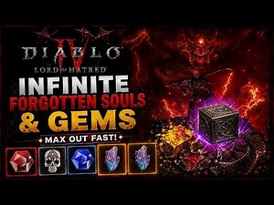 CRAZY Farm – INFINITE Forgotten Souls & Gems! | Diablo 4 Lord of Hatred