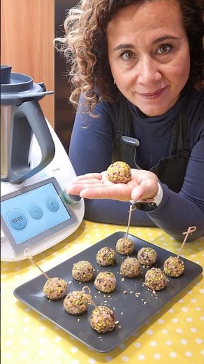 Savory tuna and pistachio pralines. Click on the related video for the full recipe #recipesbimby