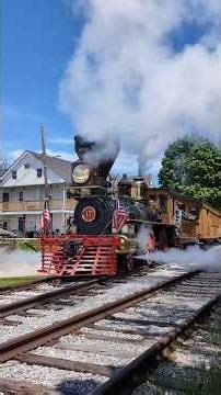 The Northern Central Railway's Locomotive No.17 Leaves Seven Valley for Brillhart Station in PA.