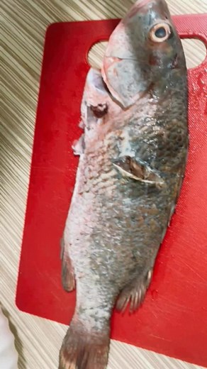 On today's menu : JUICY OVEN GRILLED RED SNAPPER WITH BANKU (one of my favourite so far)😋