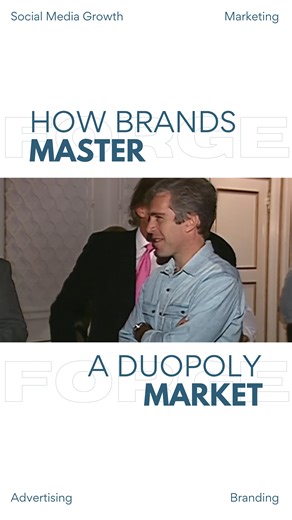 Repute Forge - Branding & Marketing on Instagram: "Your competitors aren’t bad for you, they’re a necessity in marketing. The brands who don’t have any competition at all never succeed, it’s basically a prediction because if there’s no competition, there’s no demand. Having competitors who your customers can compare you to is actually very good for your brand’s sales. Even in a duopoly market, where there’s only one competitor to your brand, brands report a 24% increase in their sales just by ha