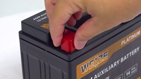 Weize Platinum AGM AUX14 Auxiliary Battery, BCI Group 400, 200CCA, 36 Months Warranty