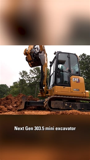 Cat Construction North America on Instagram: "Some dreams do come true 😘 The Next Gen Cat® 303.5 mini excavator has a lot to offer: ✨ Faster transient speeds ✨ Joystick steering ✨ Cruise control ✨ Adjustable cab comfort settings ✨ And so much more!"