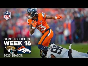 Jacksonville Jaguars vs. Denver Broncos Game Highlights | NFL 2025 Season Week 16