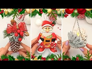 Christmas Craft 🎁 3 Ideas Christmas Decorations 🎁How to Make Your Own Christmas Decorations Craft