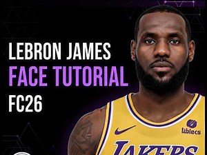 👀 How to make LEBRON JAMES in EA FC 25 - Pro Clubs & Career Mode Face Creation