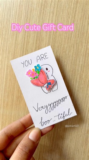 Diy-Cute flower bouquet Gift Card for him/her ❤️💐|#shorts#trending#viral#love#gift#giftideas#art#yt