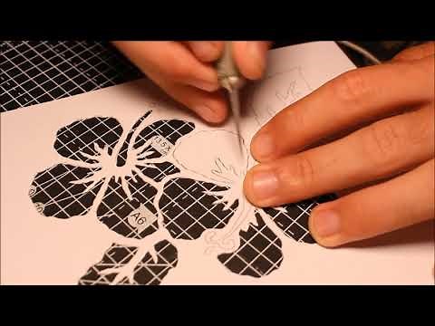 Simple Flower Stencil