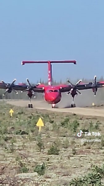 Dash 7 Landing at Kaska Goose Lodge | Incredible Footage