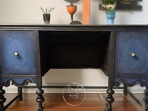 Hand Painted Jacobean Buffet - Etsy