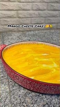 No-Bake Mango Cheesecake Recipe 🥭🍰 | Easy Summer Dessert | No Oven Needed