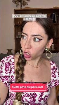 POV : Cette pote qui parle mal à sa mère #humour #pourtoi #foryou