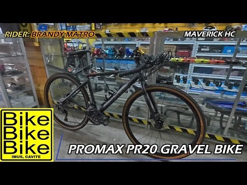 Upgraded PROMAX PR20 Gravel Bike ni Brandy Matro dito sa Bike Bike Bike Imus Cavite