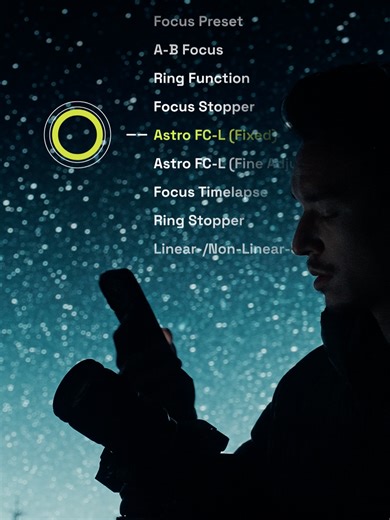With TAMRON Lens Utility, you can customize how your lens operates. Assign practical functions to the lens button to match your shooting style. For example, do you enjoy capturing starry skies? With the “Astro Focus Lock” feature, focusing for astrophotography becomes easier and more precise. Simply assign it to the button and focus on the stars with a single press. More details here: https://www.tamron.eu/en/help-center/tamron-lens-utility #Tamron #TamronLink #TLU #TamronLensUtility #WithMyTamr