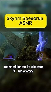 Easy Skip | Skyrim Speedrun ASMR #shorts #asmrgaming
