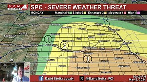1.5K views · 15 reactions | Latest update on tomorrow's severe weather threat | KSNB Local4 | Facebook