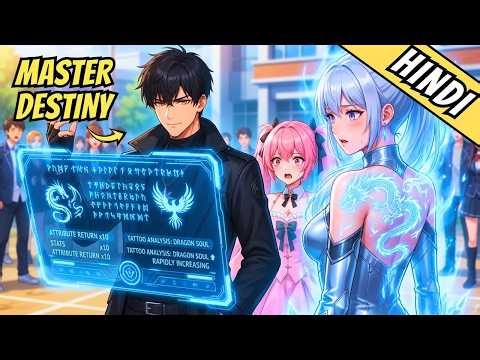 🔥 With a Divine Tattoo System, I Turn from Trash to Master of Destiny | Hindi Anime Recap
