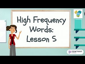 Online Lesson 5: High Frequency Words
