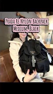 The Best Travel Backpack -Review on Prada Re-Nylon in Medium