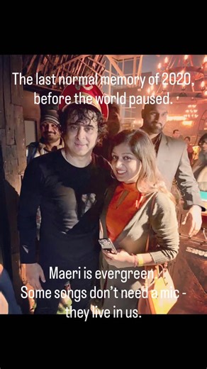 Parul Kaul on Instagram: "Palash Sen on stage, silent for once - because the crowd knew every word. Every millennial in India can sing this without missing a beat. #euphoria #palashsen #millenial #tbworld2020 #imperfecto"