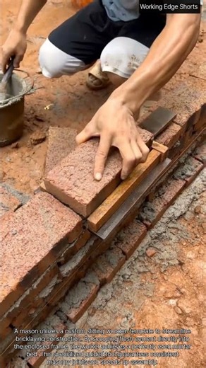👷📐 Efficient Brick Spacing: Specialized Jig Accelerates Wall Assembly Process
